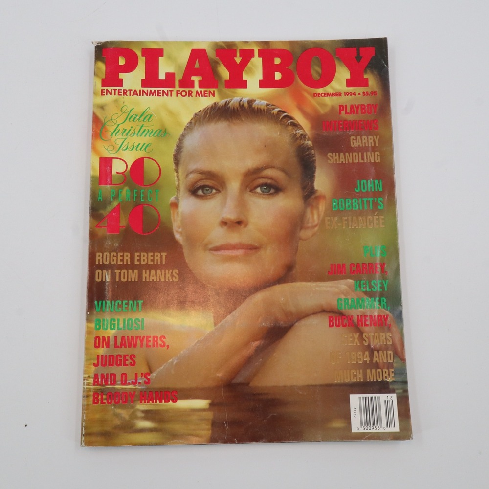 Playboy Magazine December 1994 Gala Christmas Bo Derek Garry Shandling Vintage